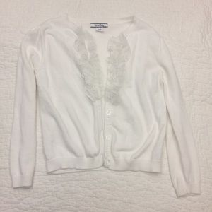 Girls White Sweater